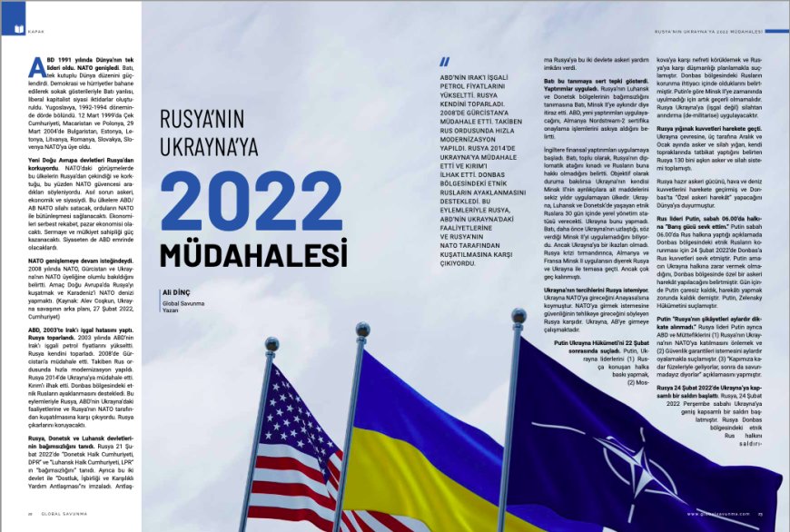 RUSYA’NIN UKRAYNA’YA MÜDAHALESİ 2022